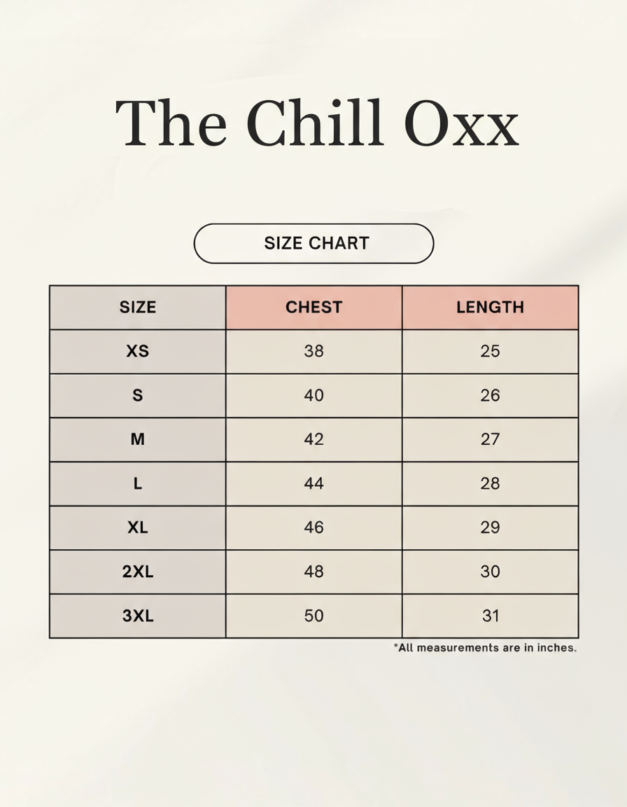 Color_Size Chart