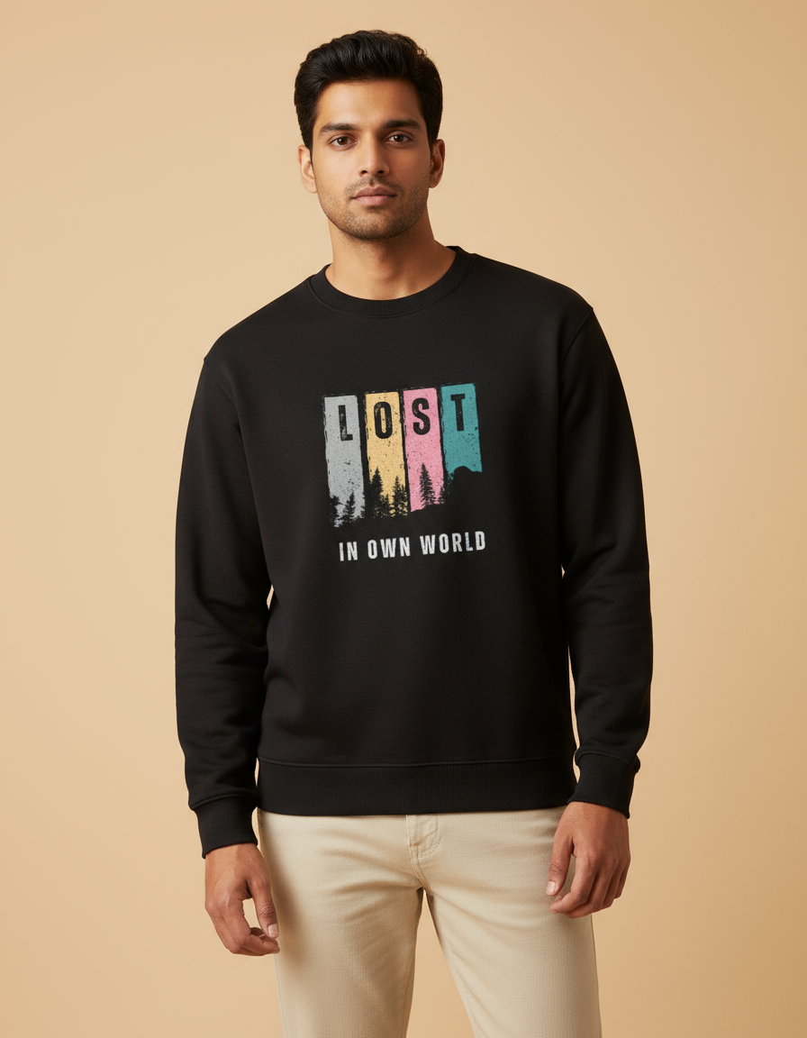 BLACK Unisex Sweatshirt